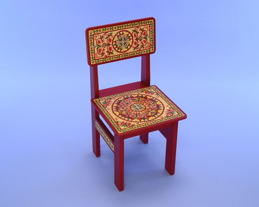 Стул детский Пучужская роспись