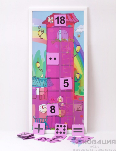 Магнитная доска Город цифр