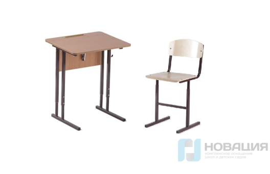 Комплект ученический одноместный регулируемый с наклоном столешницы Стандарт