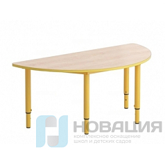 Стол игровой полукруглый регулируемый