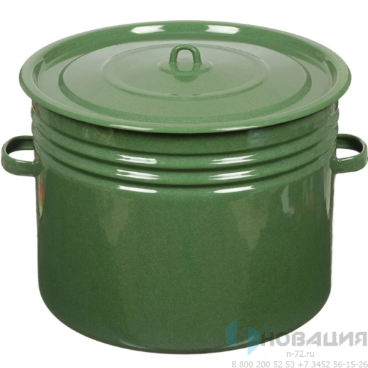 Бак эмалированный 40 л с крышкой