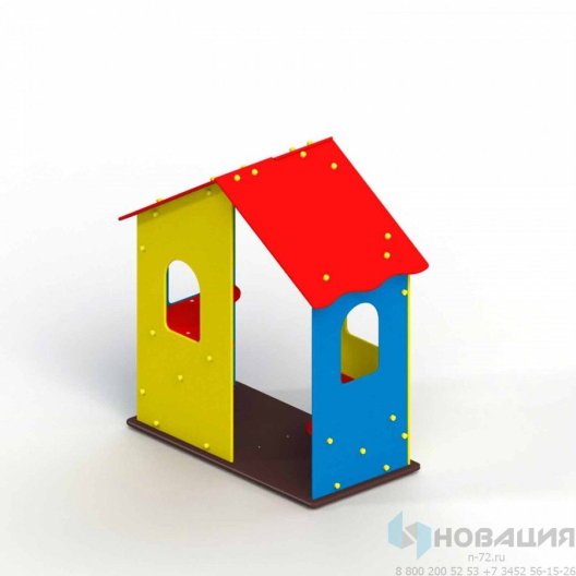 Домик-беседка (полуоткрытый), 1320х680 мм