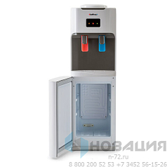 Кулер для воды HOT FROST V115B, напольный, НАГРЕВ/ОХЛАЖДЕНИЕ КОМПРЕССОРНОЕ, холодильник, 2 крана, 120111502