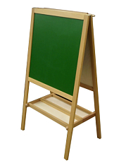 Мольберт напольный "Хлопушка" с полкой для хранения