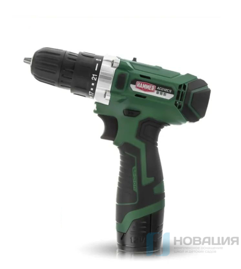 Дрель аккумуляторная 12В (шуруповерт)