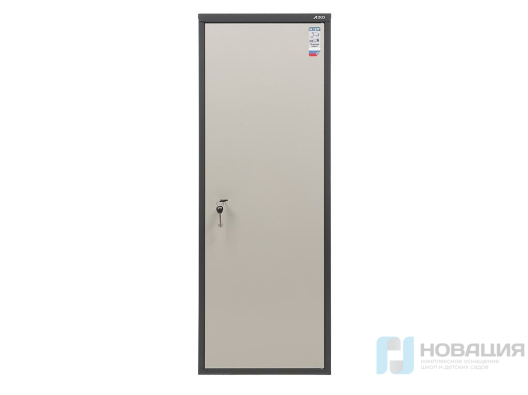 Металлический шкаф с замком, 1252x460x340 мм