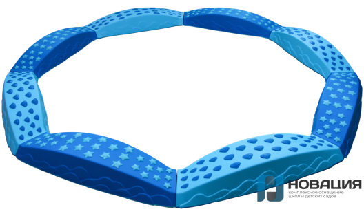 Тактильная волнообразная дорожка, BNL001-1 (цвет синий)