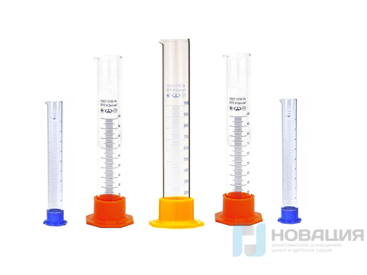 Комплект мерных цилиндров стеклянных
